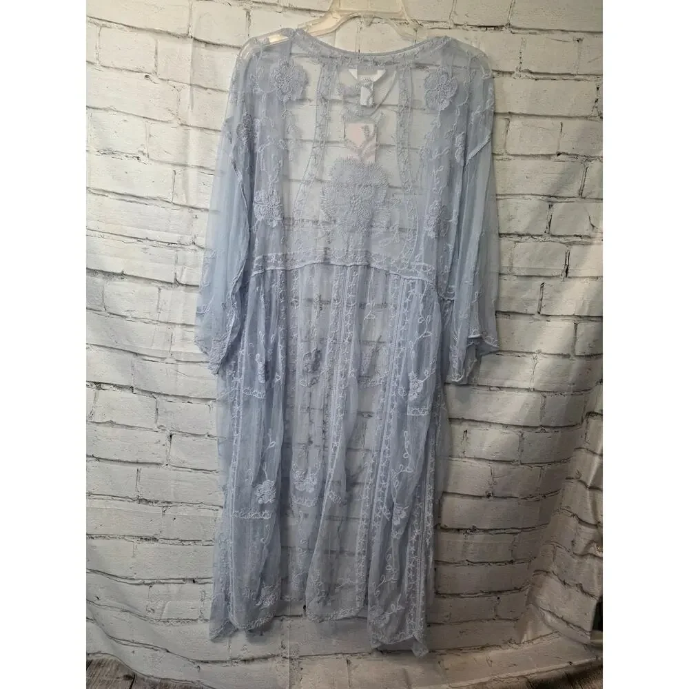 Lauren Conrad Women's Blue Ruanas